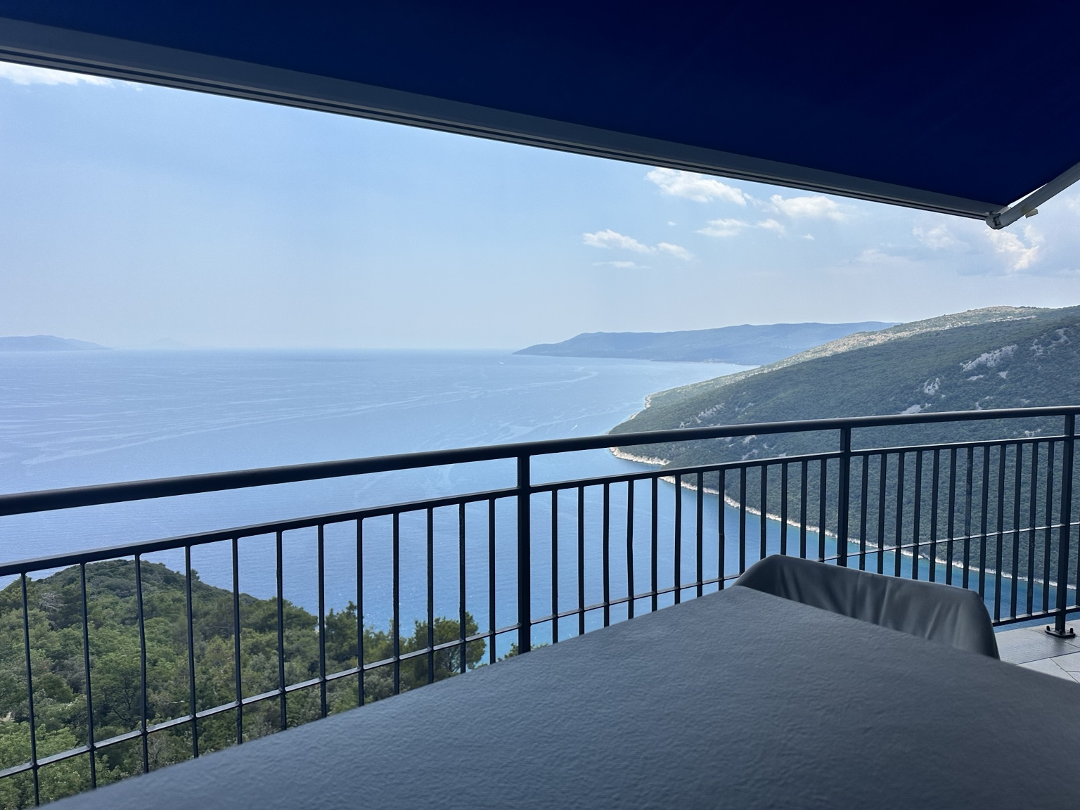 Elevated Adriatic view from Hotel Flanona