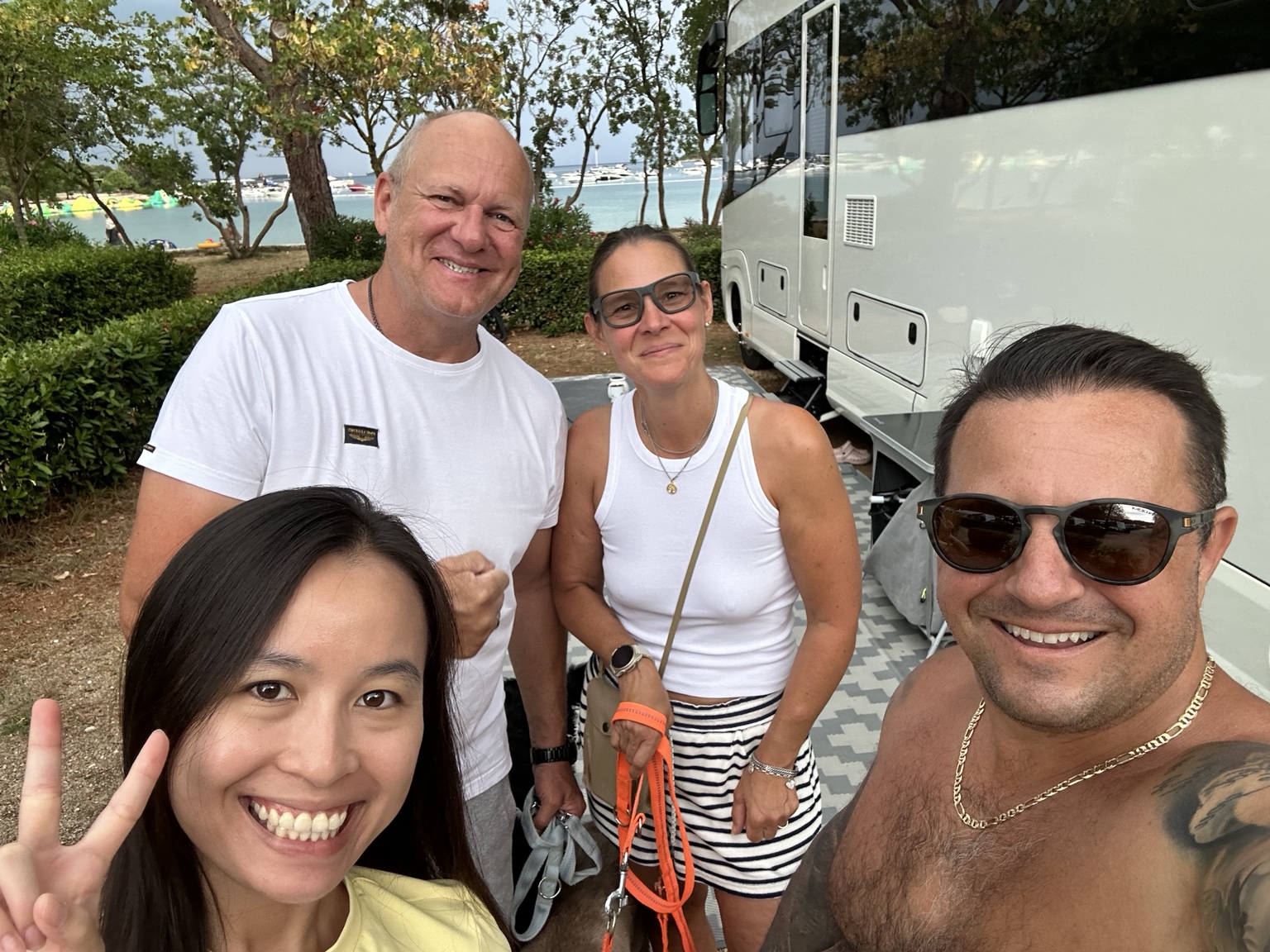 New friends at Camping Veštar